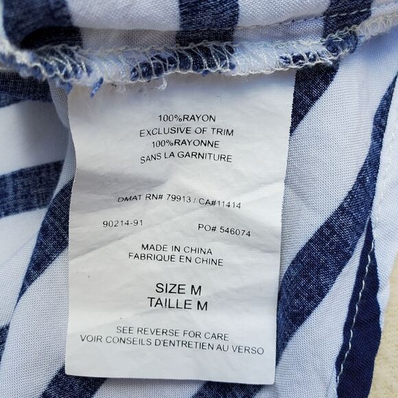 Motherhood Maternity 3/4 sleeve striped blouse - Picture 8 of 9